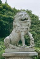 Stone Lion, Sun Yatsen's Mausoleum, Purple & Gold Mountains, Nanjing